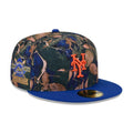 New York Mets MLB Leaves Blue 59FIFTY Fitted Cap-klyvox
