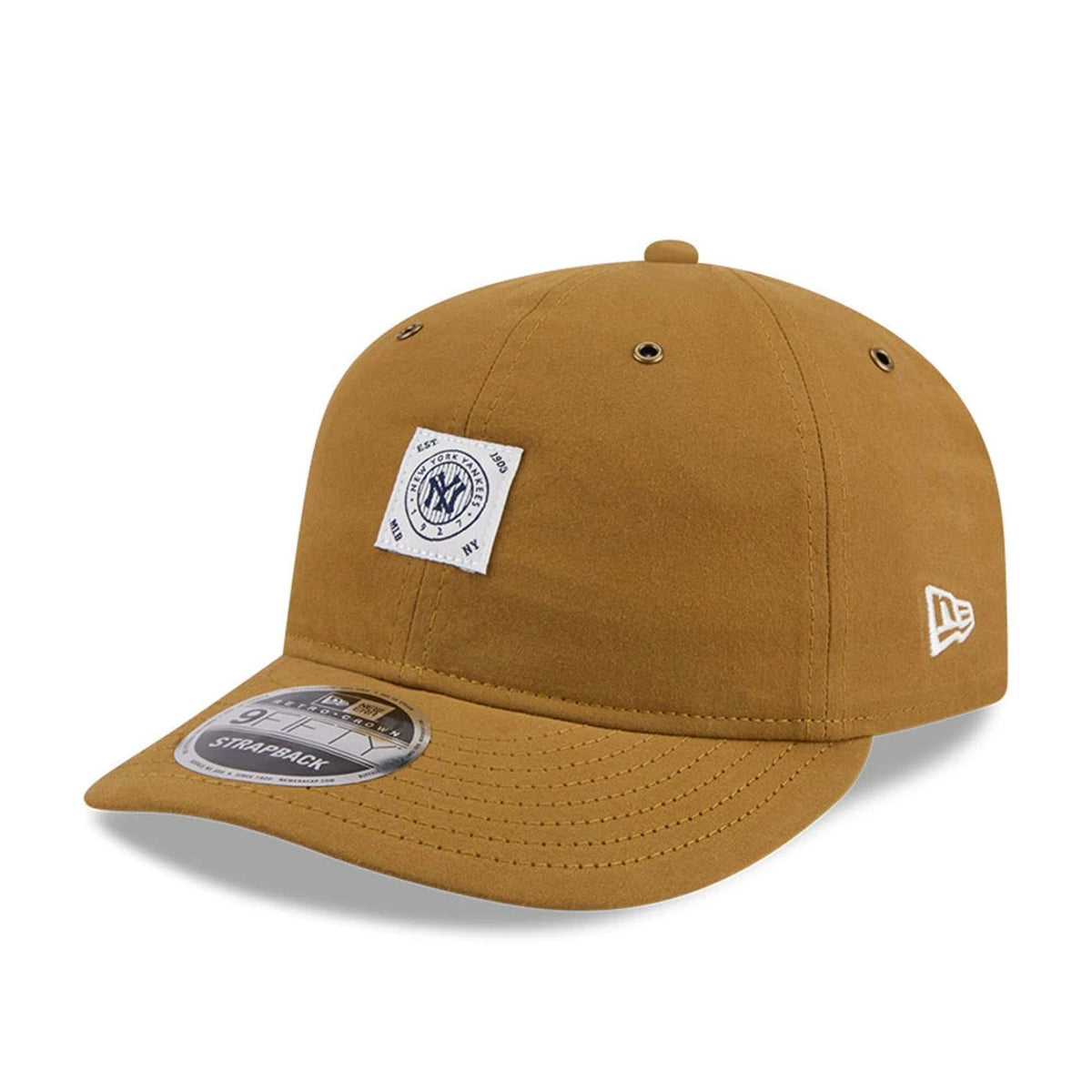 New York Yankees MLB Brushed Dark Beige Retro Crown 9FIFTY Adjustable Cap-klyvox