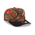Chicago White Sox MLB Leaves Bright Orange 9FIFTY A-Frame Snapback Cap-klyvox