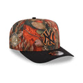 New York Yankees MLB Leaves Bright Orange 9FIFTY A-Frame Snapback Cap-klyvox