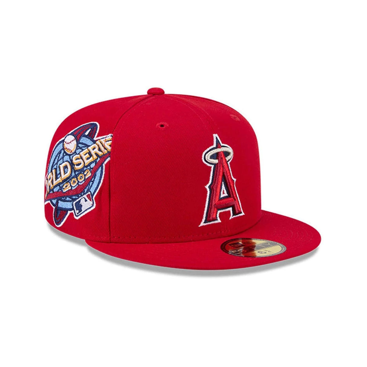 LA Angels MLB Hidden Hit Red 59FIFTY Fitted Cap-klyvox