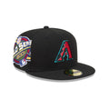 Arizona Diamondbacks MLB Hidden Hit Black 59FIFTY Fitted Cap-klyvox