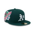 Athletics MLB Hidden Hit Dark Green 59FIFTY Fitted Cap-klyvox