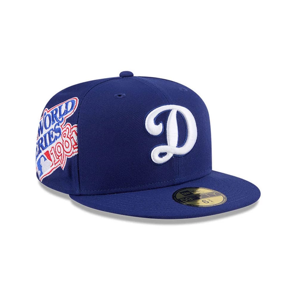 LA Dodgers MLB Hidden Hit Dark Blue 59FIFTY Fitted Cap-klyvox