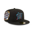 Miami Marlins MLB Hidden Hit Black 59FIFTY Fitted Cap-klyvox