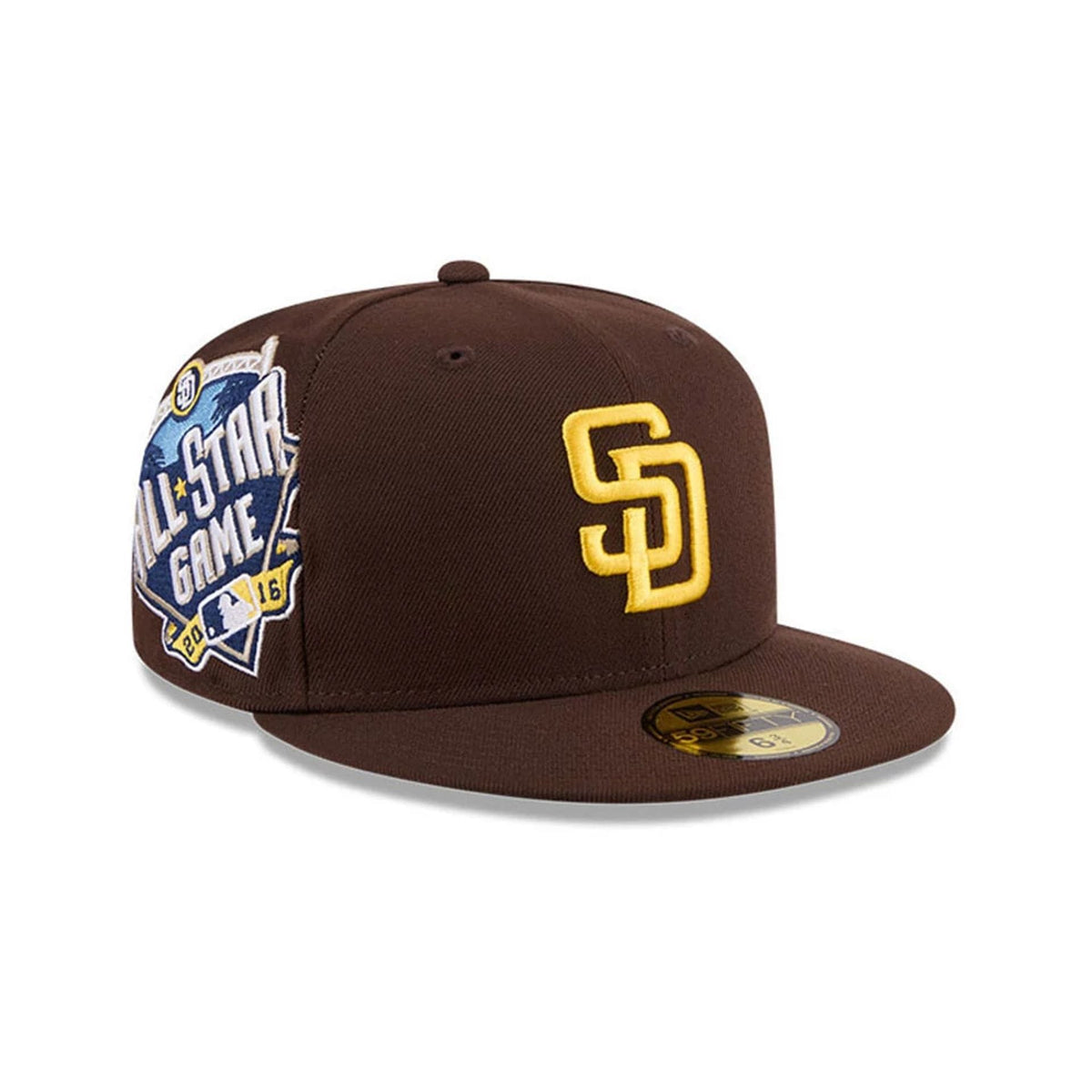 San Diego Padres MLB Hidden Hit Dark Brown 59FIFTY Fitted Cap-klyvox