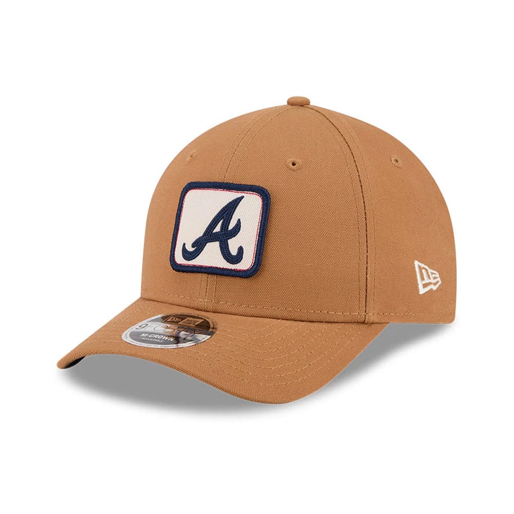 Atlanta Braves MLB Team Choice Beige 9FORTY M-Crown Adjustable Cap-klyvox