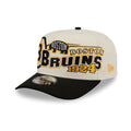 Boston Bruins NHL Classic White 9FIFTY A-Frame Snapback Adjustable Cap-klyvox