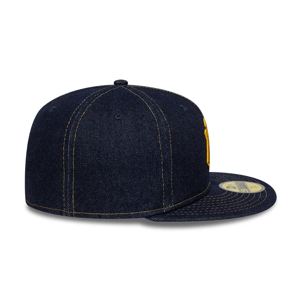 New York Yankees MLB Denim Blue 59FIFTY Fitted Cap-klyvox