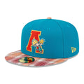 Hey Arnold Letterman Turquoise 59FIFTY Fitted Cap-klyvox
