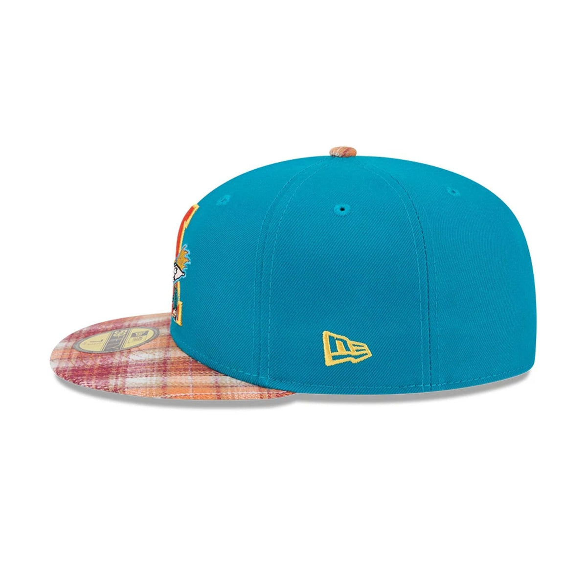 Hey Arnold Letterman Turquoise 59FIFTY Fitted Cap-klyvox