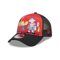Hey Arnold Graphic Black 9FORTY A-Frame Trucker Adjustable Cap-klyvox