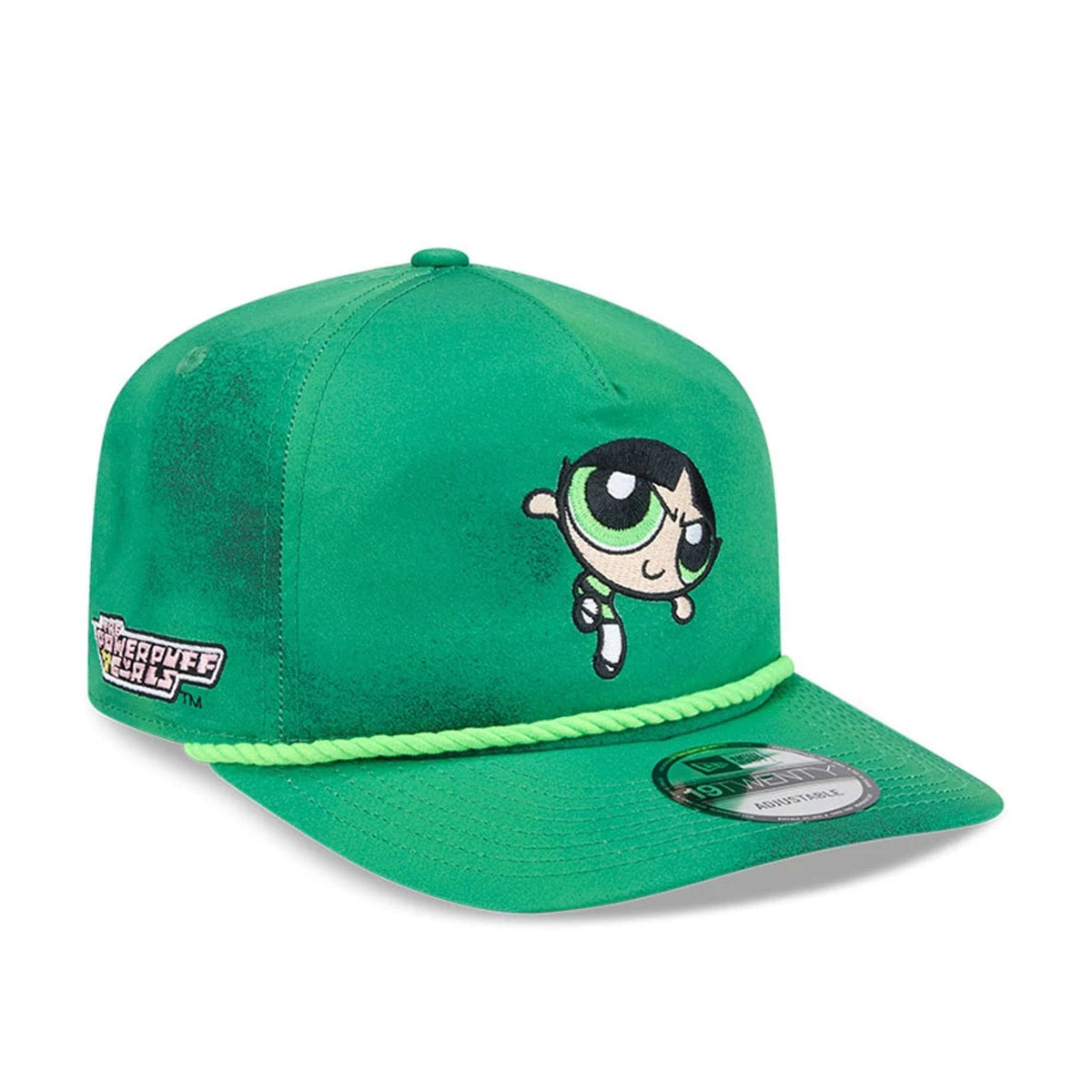Power Puff Girls Buttercup Bright Green 19TWENTY Adjustable Cap-klyvox