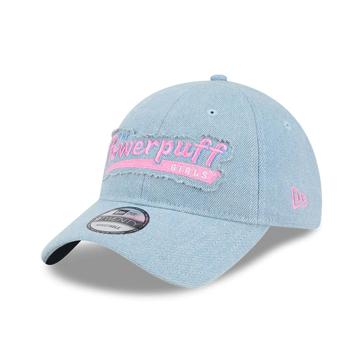 Power Puff Girls Wordmark Open Blue 9TWENTY Adjustable Cap-klyvox