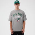 New York Jets NFL International Series Games Grey Oversized T-Shirt-klyvox