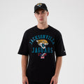 Jacksonville Jaguars NFL International Series Games Black Oversized T-Shirt-klyvox
