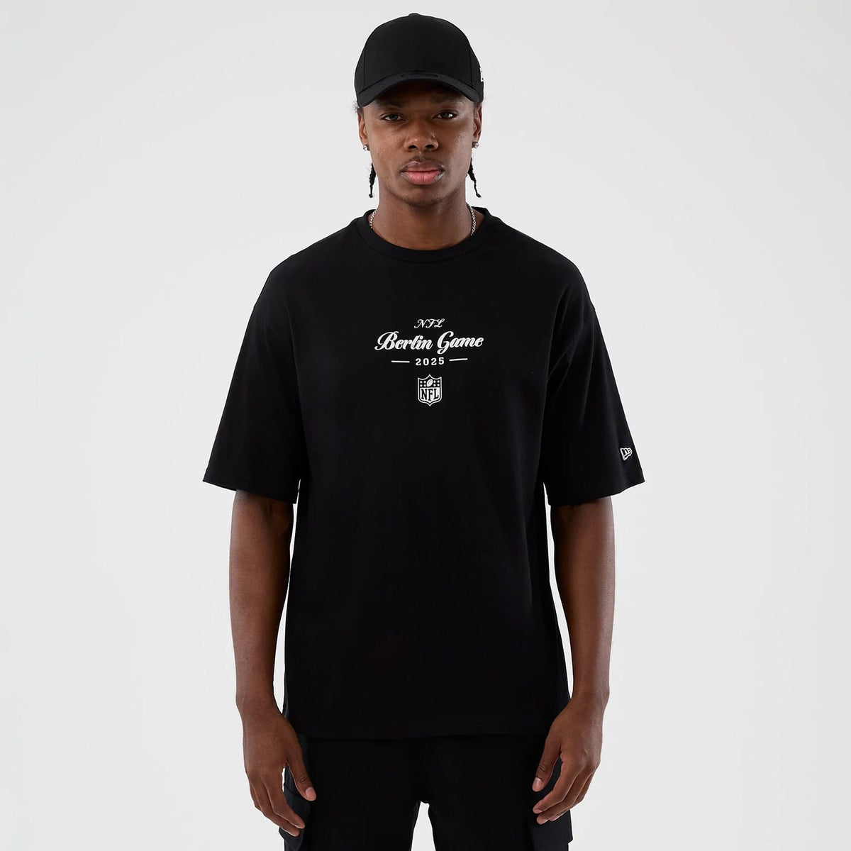 Berlin NFL International Series Games Black Oversized T-Shirt-klyvox