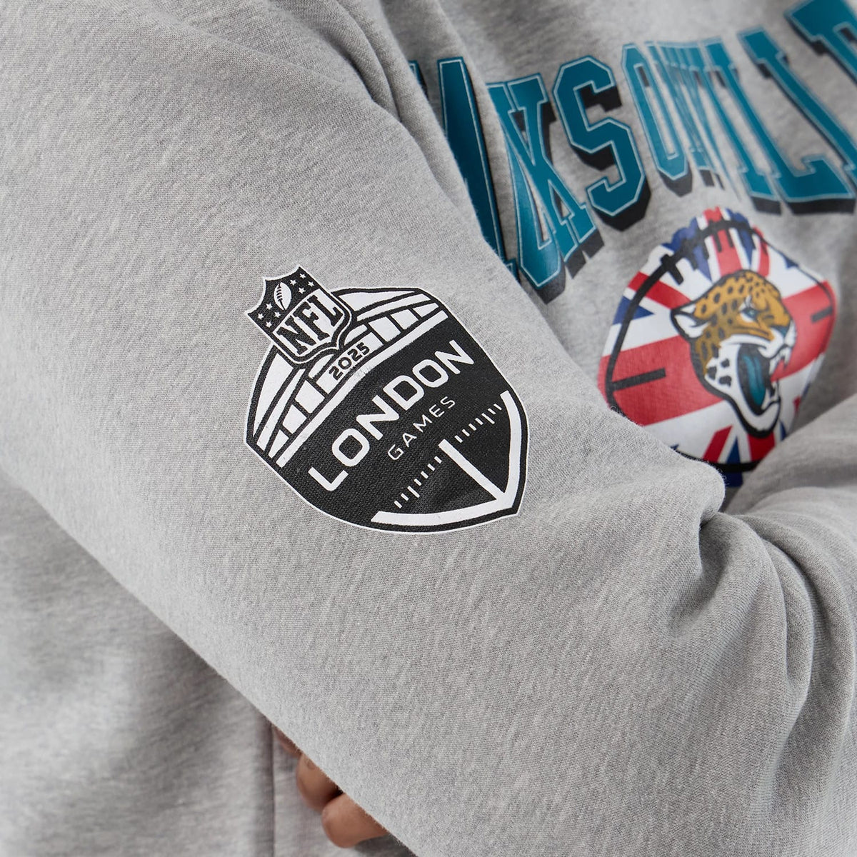 Jacksonville Jaguars NFL International Series Games Grey Pullover Hoodie-klyvox