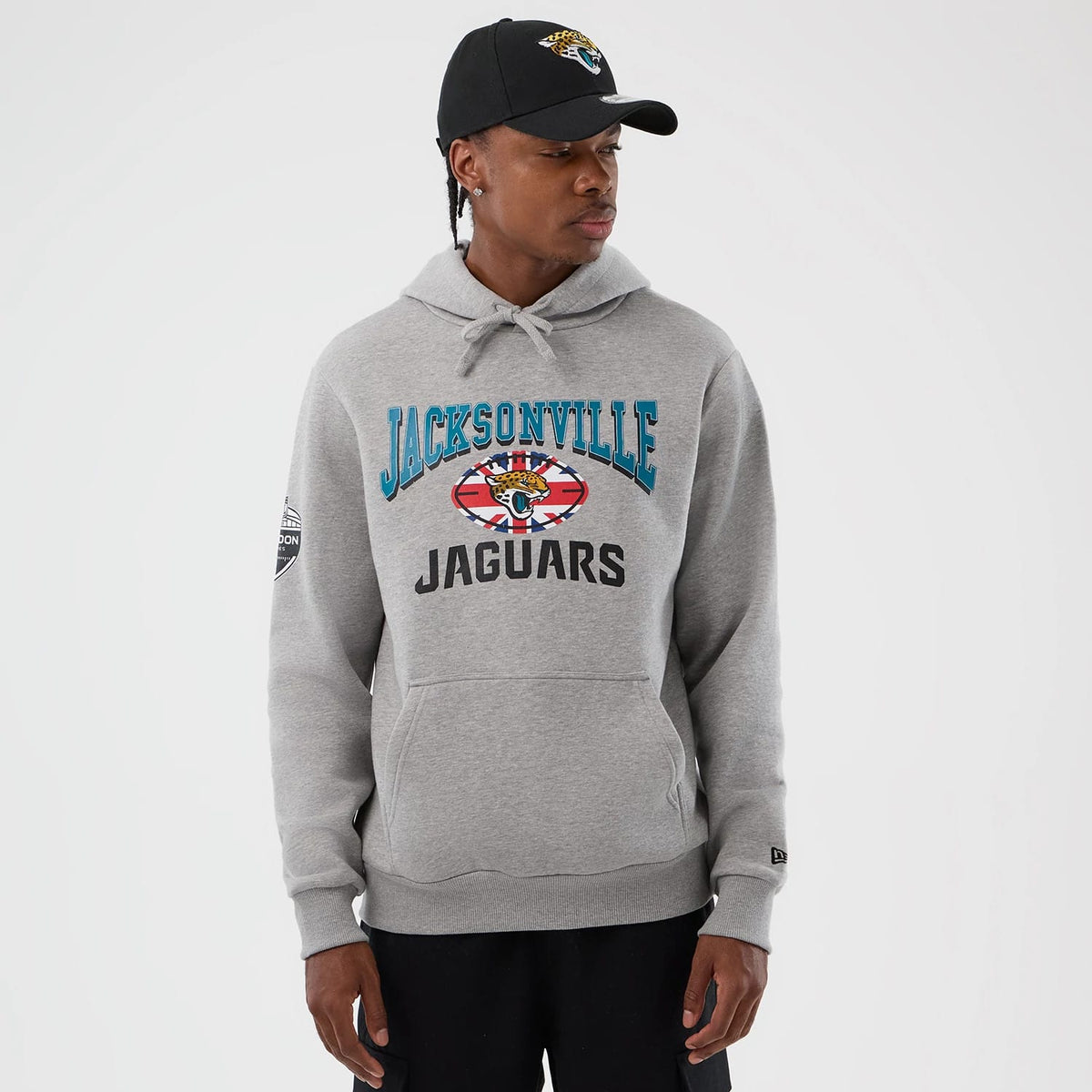 Jacksonville Jaguars NFL International Series Games Grey Pullover Hoodie-klyvox