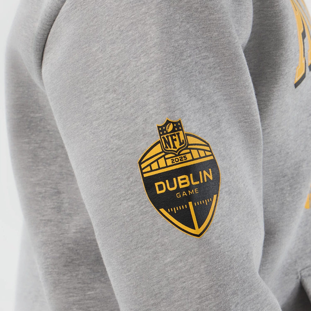 Pittsburgh Steelers NFL International Series Games Grey Pullover Hoodie-klyvox