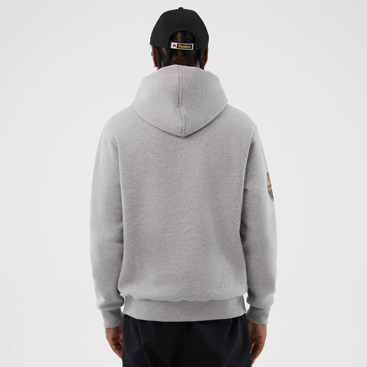 Pittsburgh Steelers NFL International Series Games Grey Pullover Hoodie-klyvox