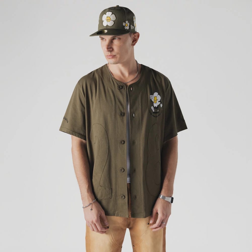 New Era x Rodrigo Roji Flower Green Jersey-klyvox