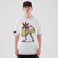 Stranger Things White Oversized T-Shirt-klyvox
