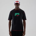 Stranger Things Black Oversized T-Shirt-klyvox