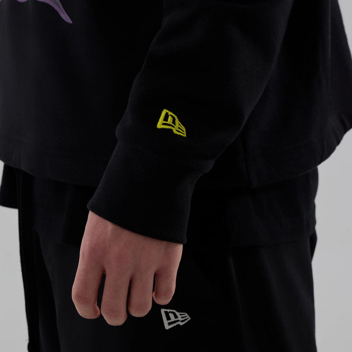 Stranger Things Black Oversized Pullover Hoodie-klyvox