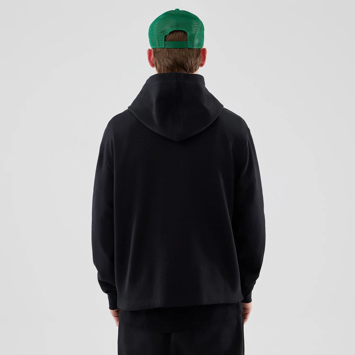 Stranger Things Black Oversized Pullover Hoodie-klyvox