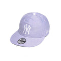 New York Yankees MLB Oxford Pastel Purple 9TWENTY Long Visor Adjustable Cap-klyvox