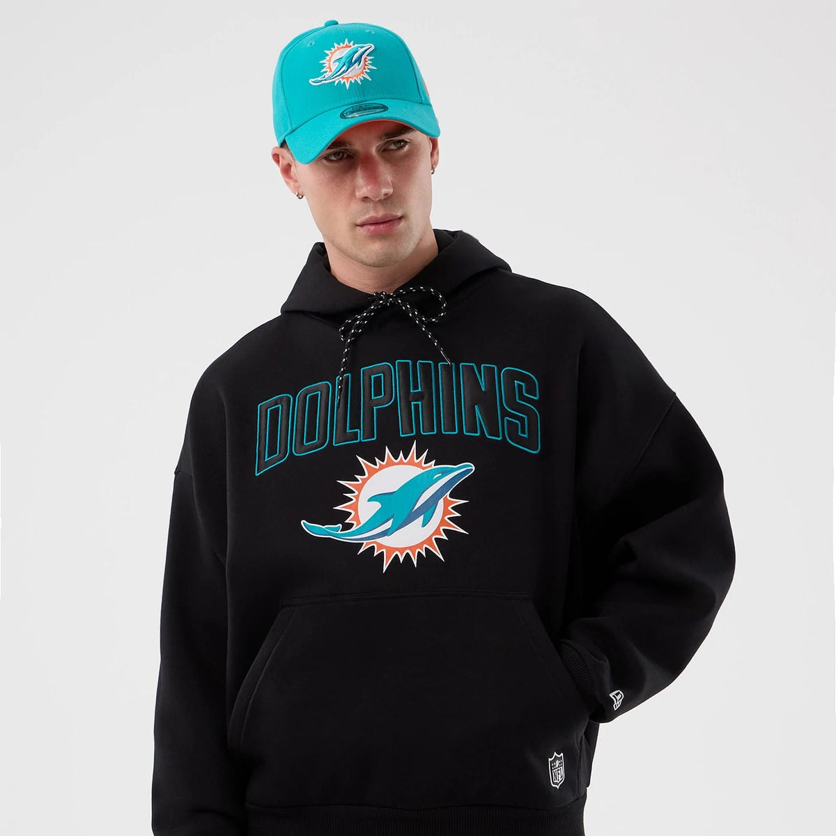 Miami Dolphins NFL International Series Games Black Pullover Hoodie-klyvox