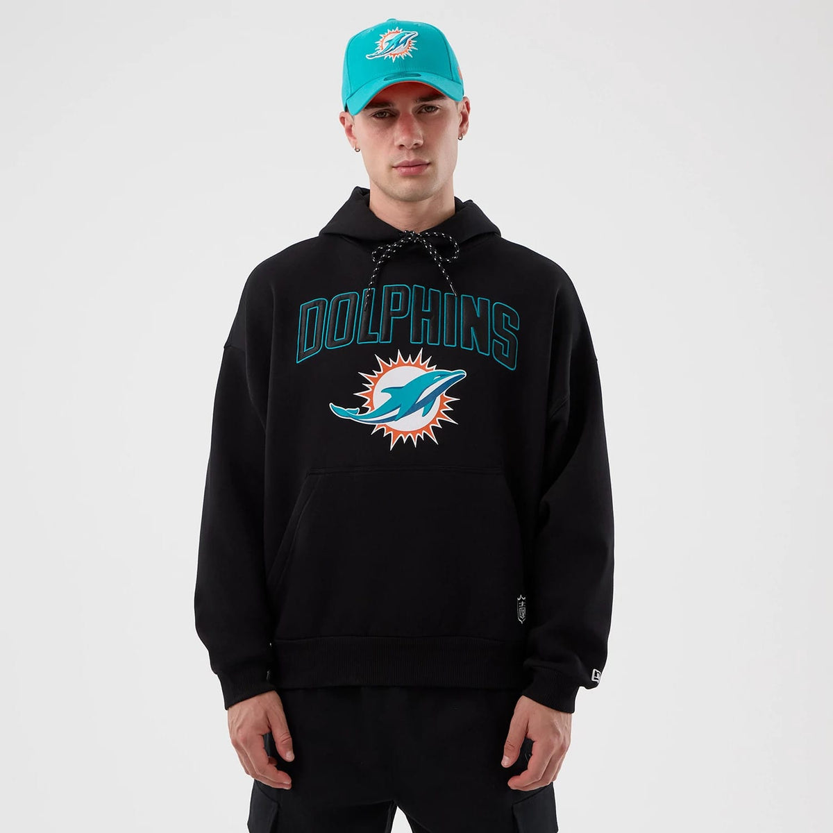 Miami Dolphins NFL International Series Games Black Pullover Hoodie-klyvox