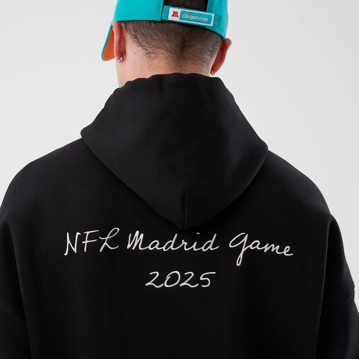 Miami Dolphins NFL International Series Games Black Pullover Hoodie-klyvox