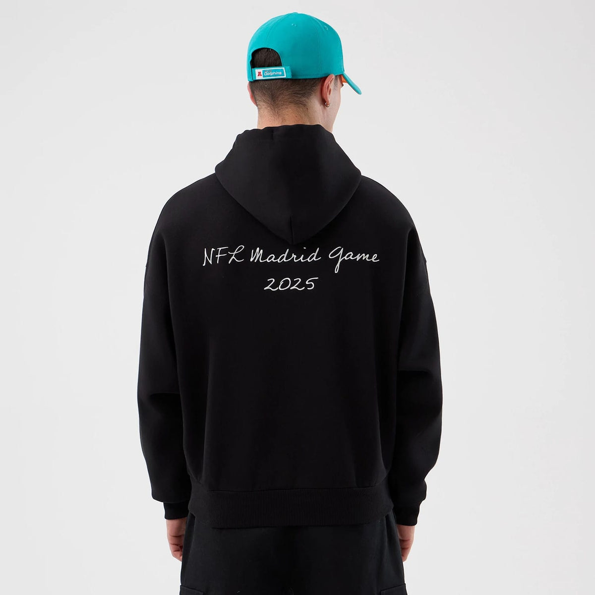 Miami Dolphins NFL International Series Games Black Pullover Hoodie-klyvox