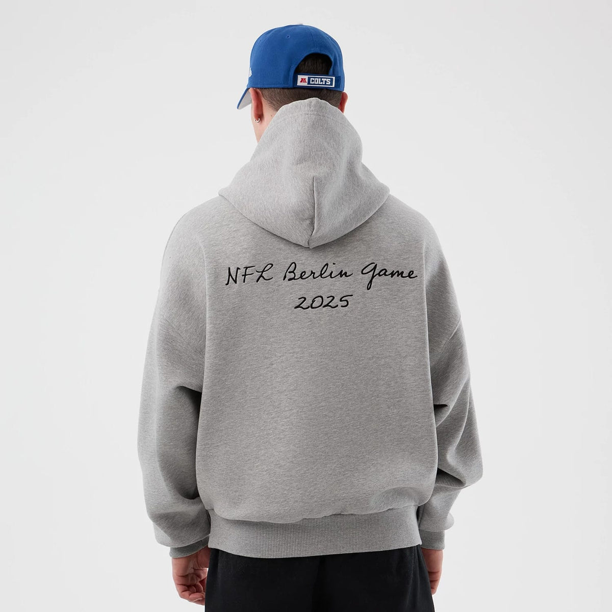Indianapolis Colts NFL International Series Games Grey Pullover Hoodie-klyvox