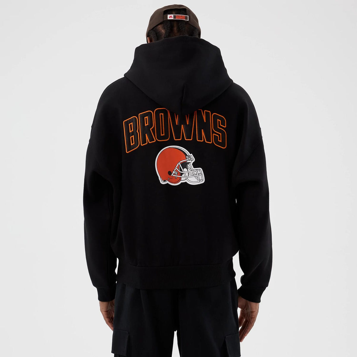 Cleveland Browns NFL International Series Games Black Full Zip Hoodie-klyvox