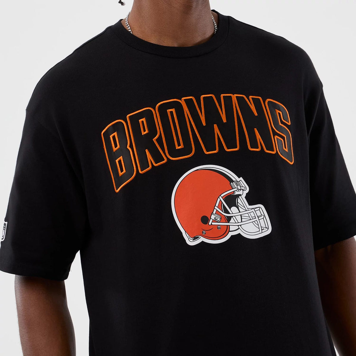 Cleveland Browns NFL International Series Games Black Oversized T-Shirt-klyvox