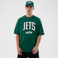New York Jets NFL International Series Games Green Oversized T-Shirt-klyvox