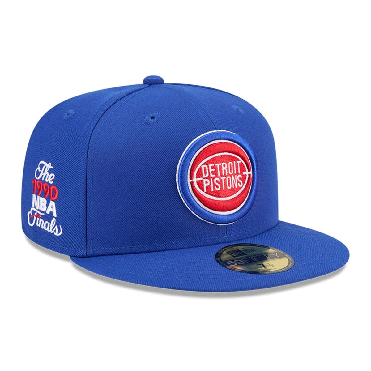 Detroit Pistons NBA Hardwood Classic Blue 59FIFTY Fitted Cap-klyvox