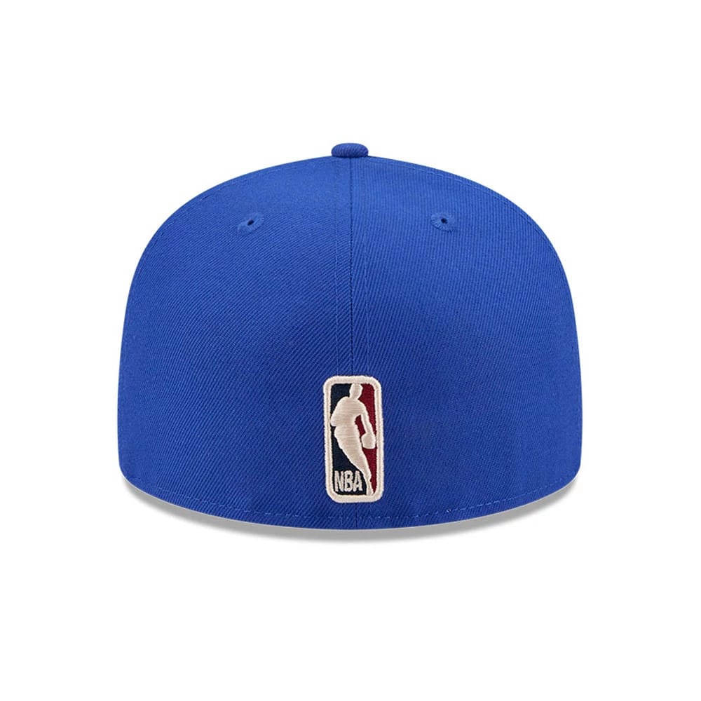 Golden State Warriors NBA Hardwood Classic Blue 59FIFTY Fitted Cap-klyvox