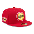 Houston Rockets NBA Hardwood Classic Red 59FIFTY Fitted Cap-klyvox