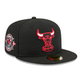 Chicago Bulls NBA Hardwood Classic Black 59FIFTY Fitted Cap-klyvox