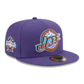 Utah Jazz NBA Hardwood Classic Dark Purple 59FIFTY Fitted Cap-klyvox