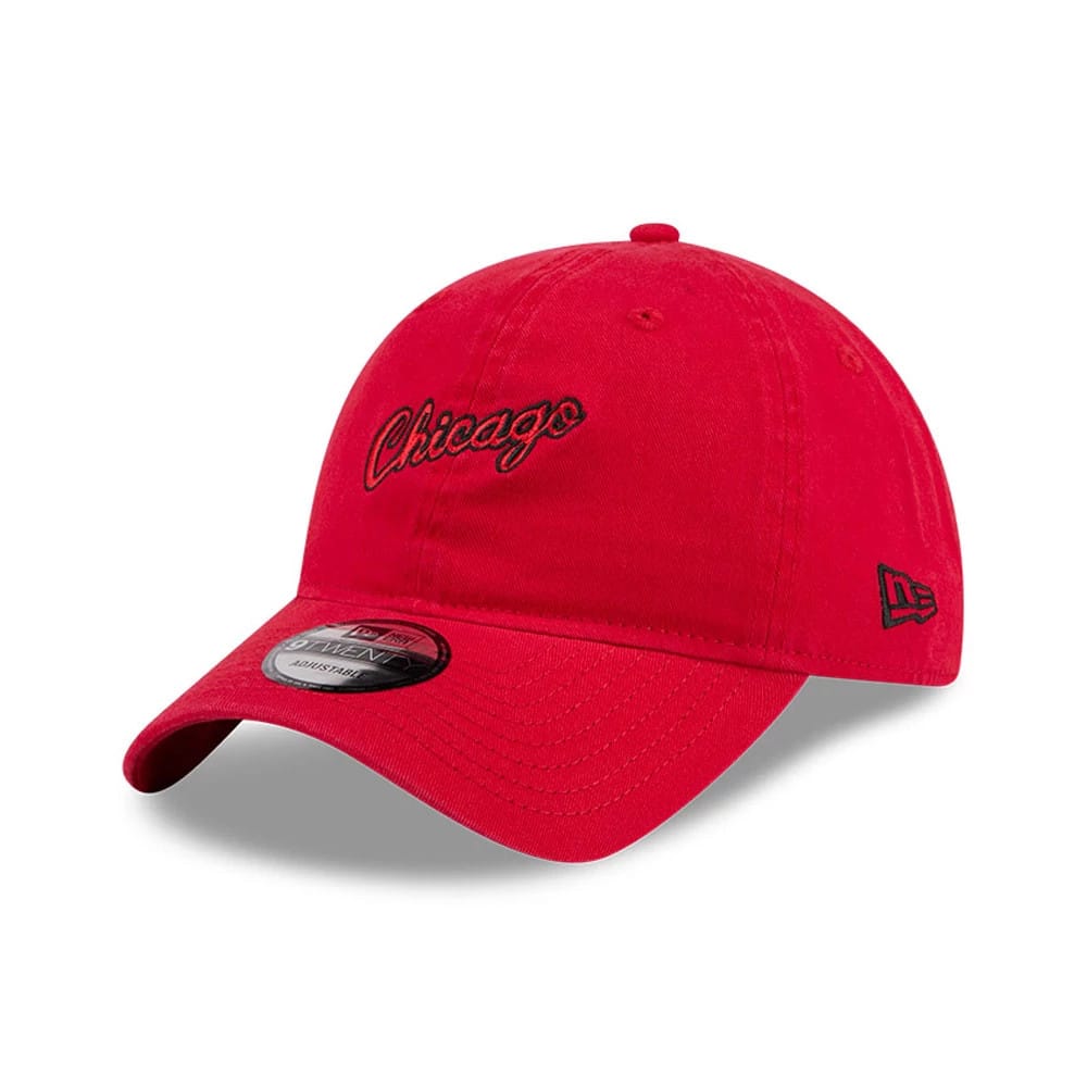Chicago Bulls NBA Hardwood Classic Red 9TWENTY Adjustable Cap-klyvox