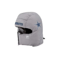 Dallas Cowboys NFL Puffer Helmet Grey Trapper Hat-klyvox