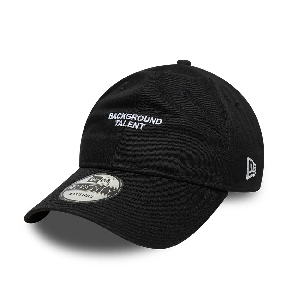 New Era Slogan Background Talent Black 9TWENTY Adjustable Cap-klyvox