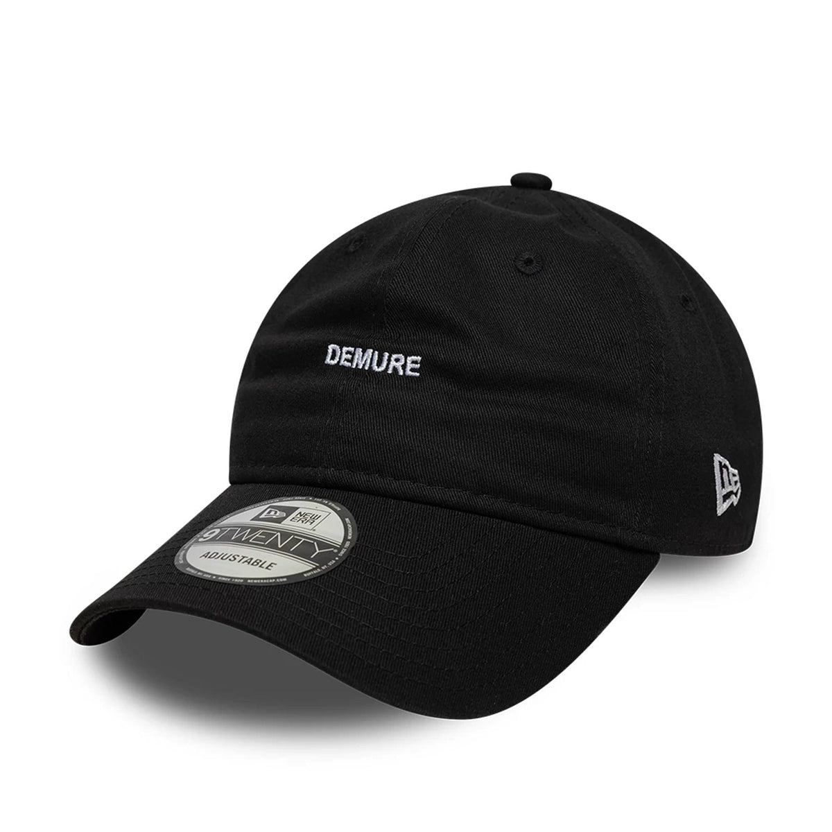 New Era Slogan Demure Black 9TWENTY Adjustable Cap-klyvox
