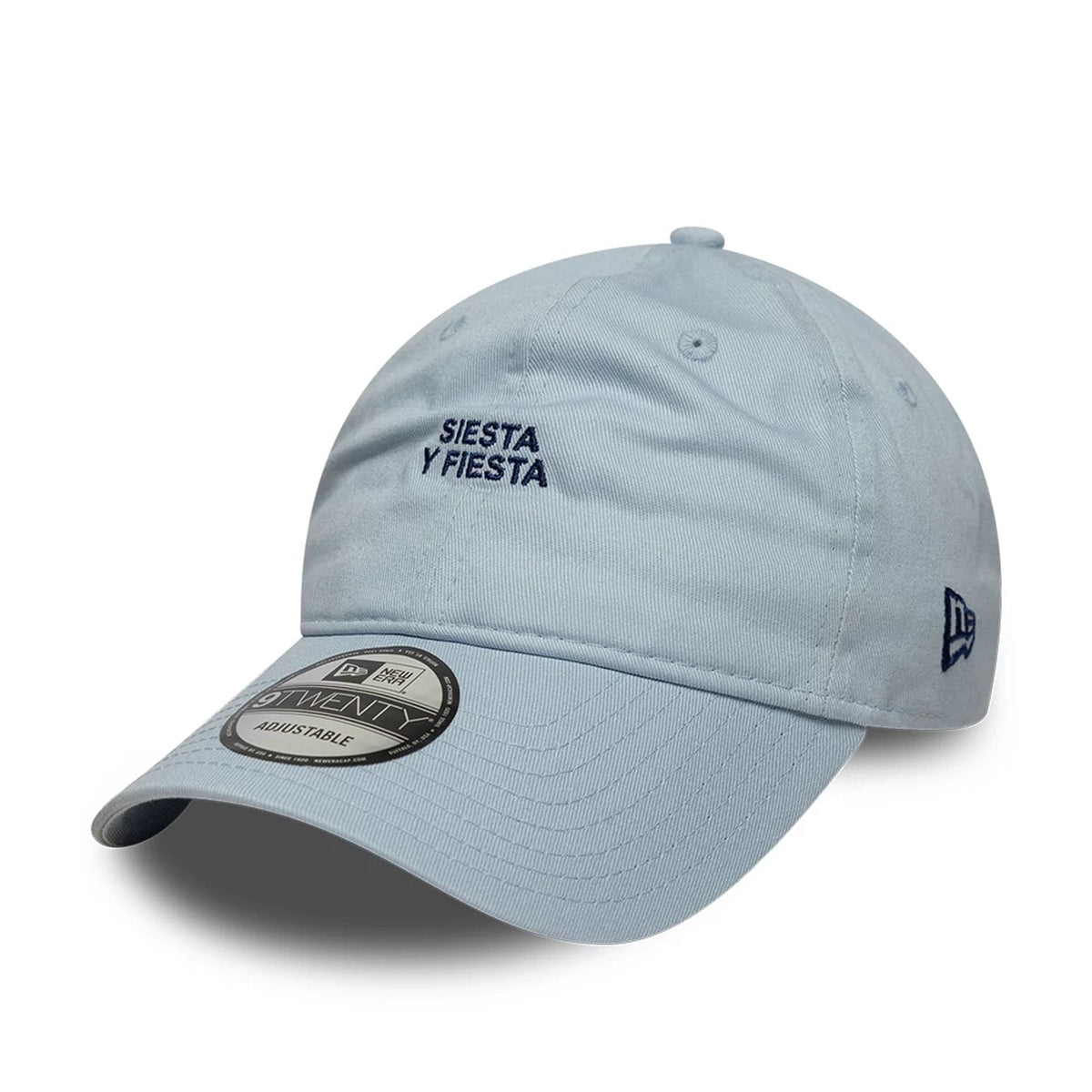 New Era Slogan Siesta Y Fiesta Pastel Blue 9TWENTY Adjustable Cap-klyvox