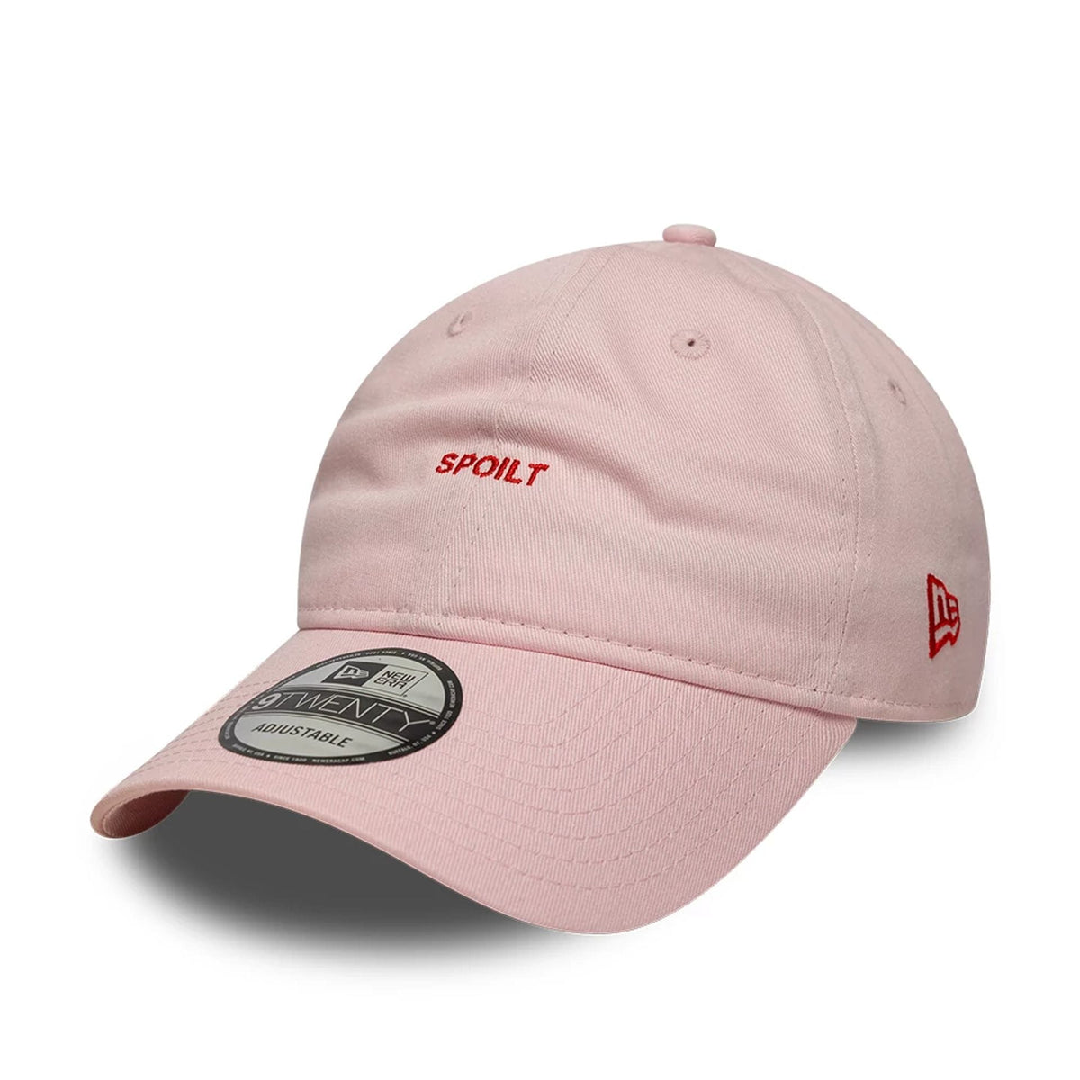 New Era Slogan Spoilt Pastel Pink 9TWENTY Adjustable Cap-klyvox